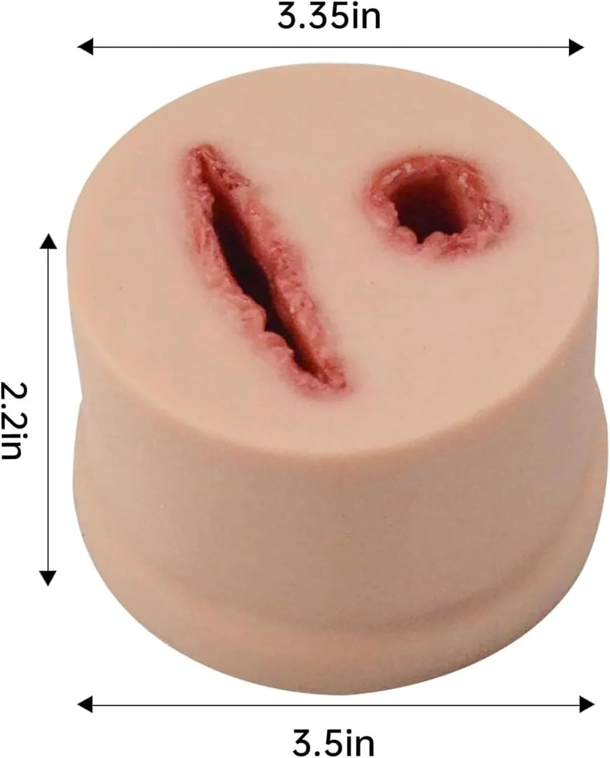 مدل آموزش مراقبت از زخم، مدل آموزش هموستاز تروما، مدل آموزش بسته زخم ران، شبیه سازی سیلیکونی پوست انسان، تمرینات بخیه برای دوره آموزش کمک های اولیه
