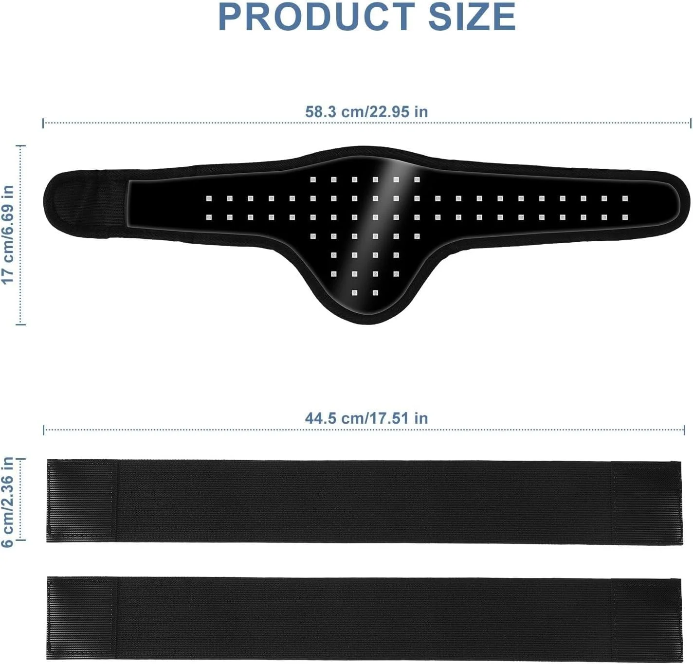 کمربند نور درمانی مادون قرمز قرمز، دستگاه پد نور درمانی قرمز برای سگ ها و گربه ها، پوشیدنی قابل حمل با زمان بندی خودکار، روکش نور درمانی قرمز برای مراقبت از زخم، درد مفاصل.