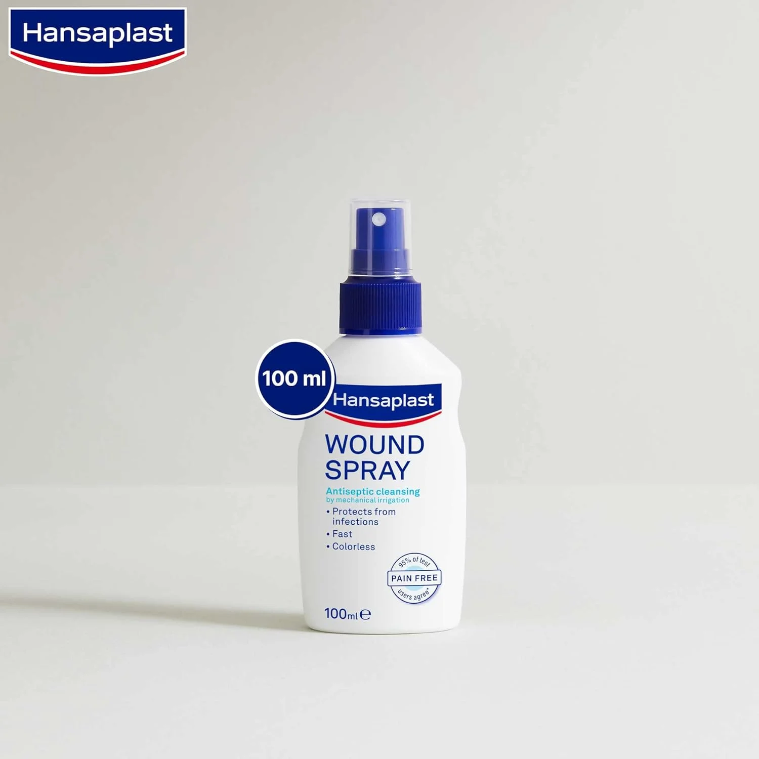 اسپری زخم هانس پلاست | اسپری زخم | ضد عفونی کننده زخم با آبیاری مکانیکی | محافظت در برابر عفونت ها | استفاده آسان | 100 میلی لیتر اسپری زخم هانس پلاست | اسپری زخم | ضد عفونی کننده زخم با آبیاری مکانیکی | محافظت در برابر عفونت ها | استفاده آسان | 100 میلی لیتر