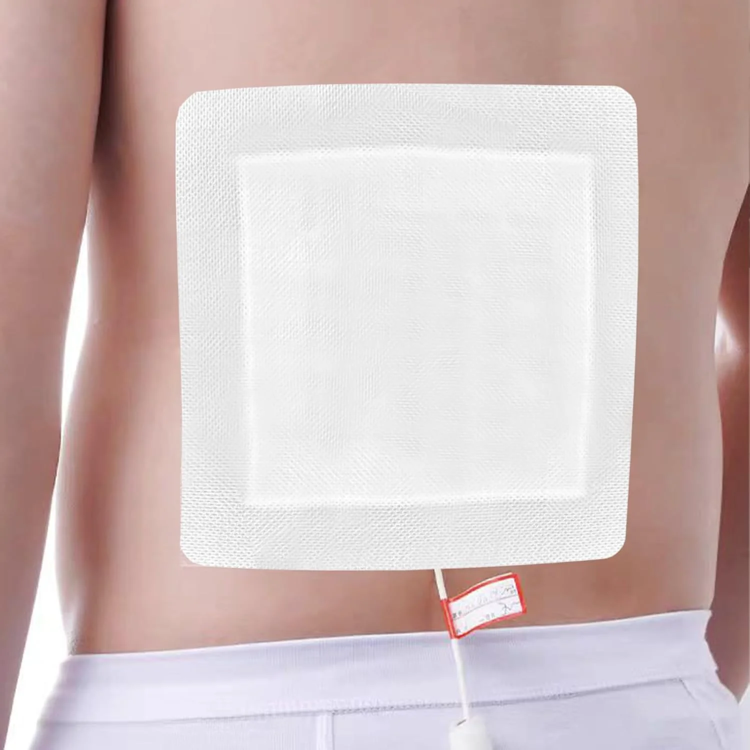 پانسمان چسبی بزرگ زخم، پدهای پانسمان جاذب و تنفسی، بانداژ تک تک بسته بندی شده برای مراقبت از زخم بعد از جراحی، سوختگی، بریدگی، خراش (20 x 20 سانتی متر، 6 عدد)