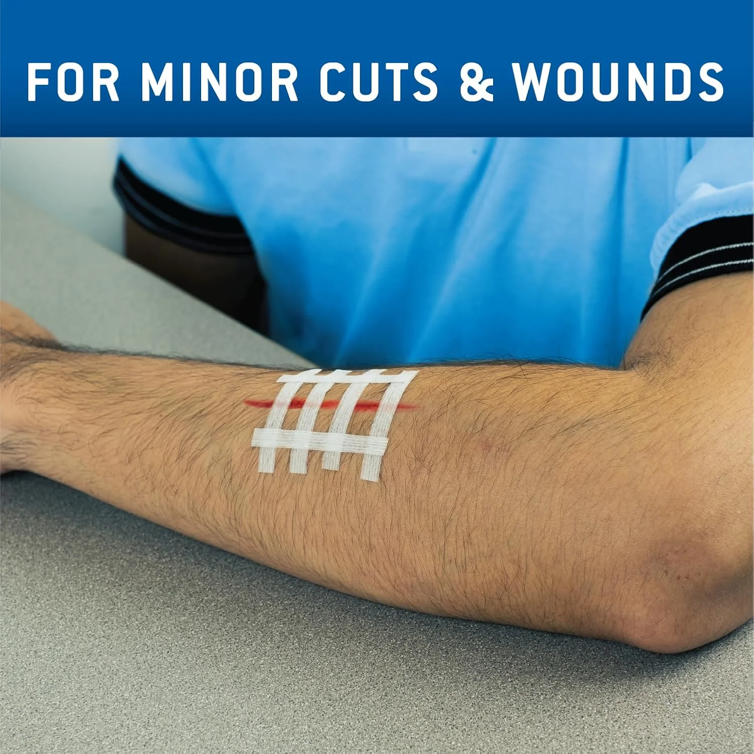 نوار بخیه چسبی Care Science، 1/4 x 4 اینچ، 30 عدد | نوارهای استریل برای بستن بریدگی ها و زخم های جزئی نوار بخیه چسبی Care Science، 1/4 x 4 اینچ، 30 عدد | نوارهای استریل برای بستن بریدگی ها و زخم های جزئی