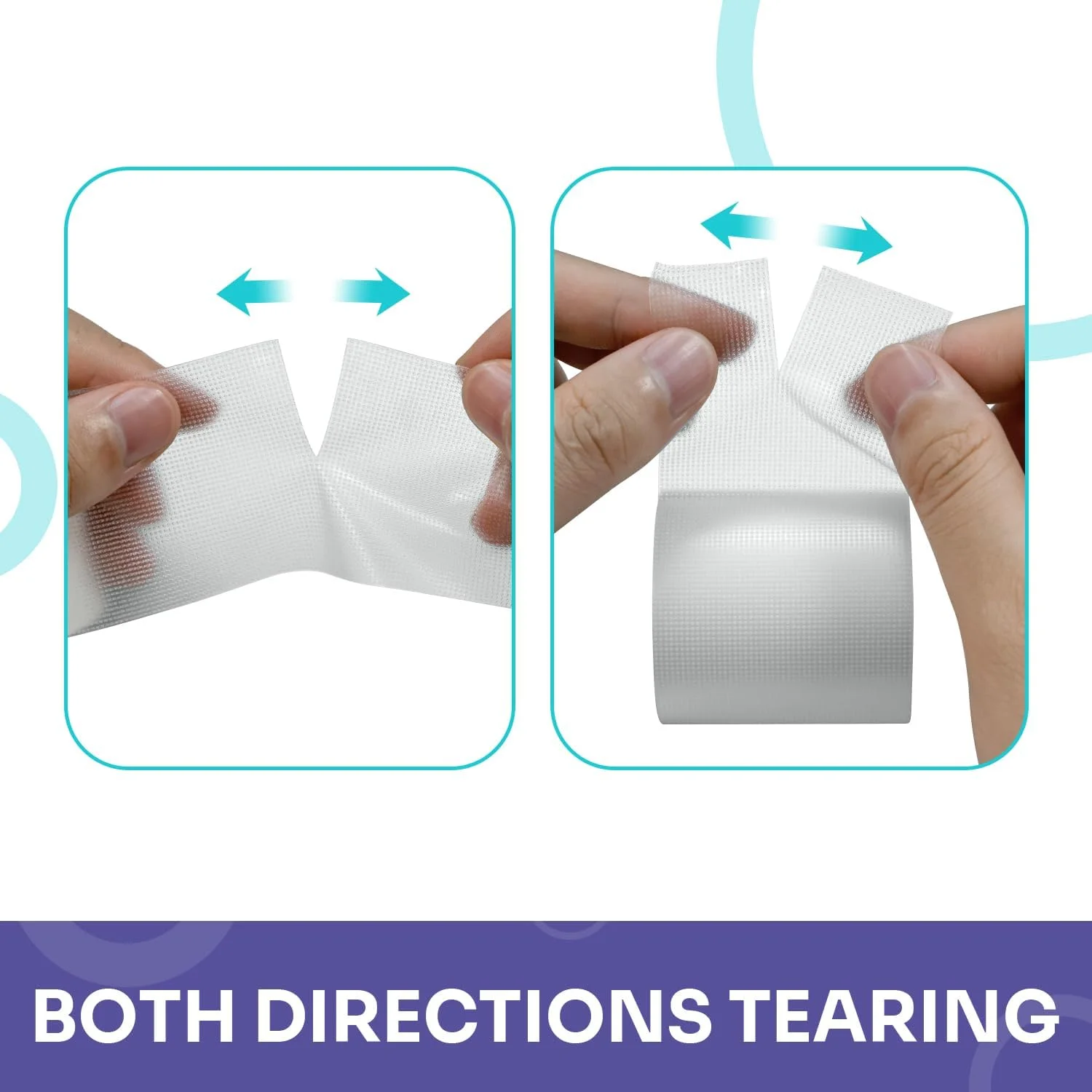 نوار چسب پزشکی شفاف کانکوت 1 اینچ در 10 یارد، نوار باند جراحی شفاف چسب دار کمک های اولیه برای مراقبت از زخم، 12 رول