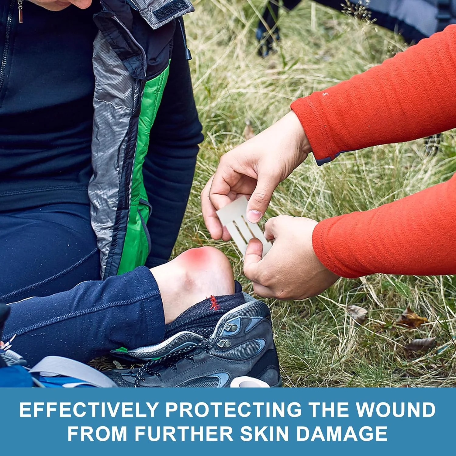 بسته 40 عددی نوار بستن زخم در 2 سایز، چسب زخم، نوار بخیه زخم، وسیله پزشکی، برای بریدگی ها و زخم های کوچک، برای استفاده در فضای باز