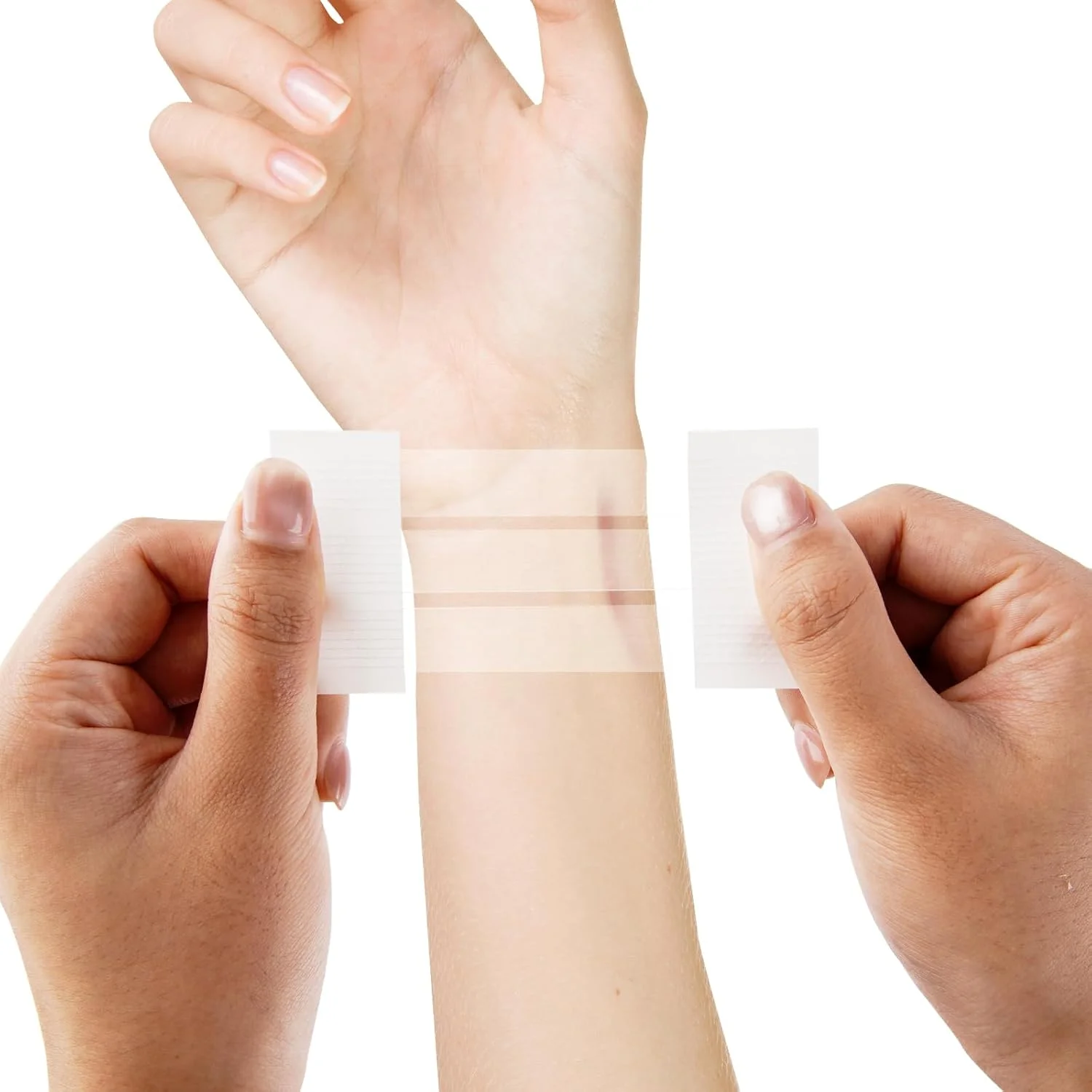 بسته 40 عددی نوار بستن زخم در 2 سایز، چسب زخم، نوار بخیه زخم، وسیله پزشکی، برای بریدگی ها و زخم های کوچک، برای استفاده در فضای باز