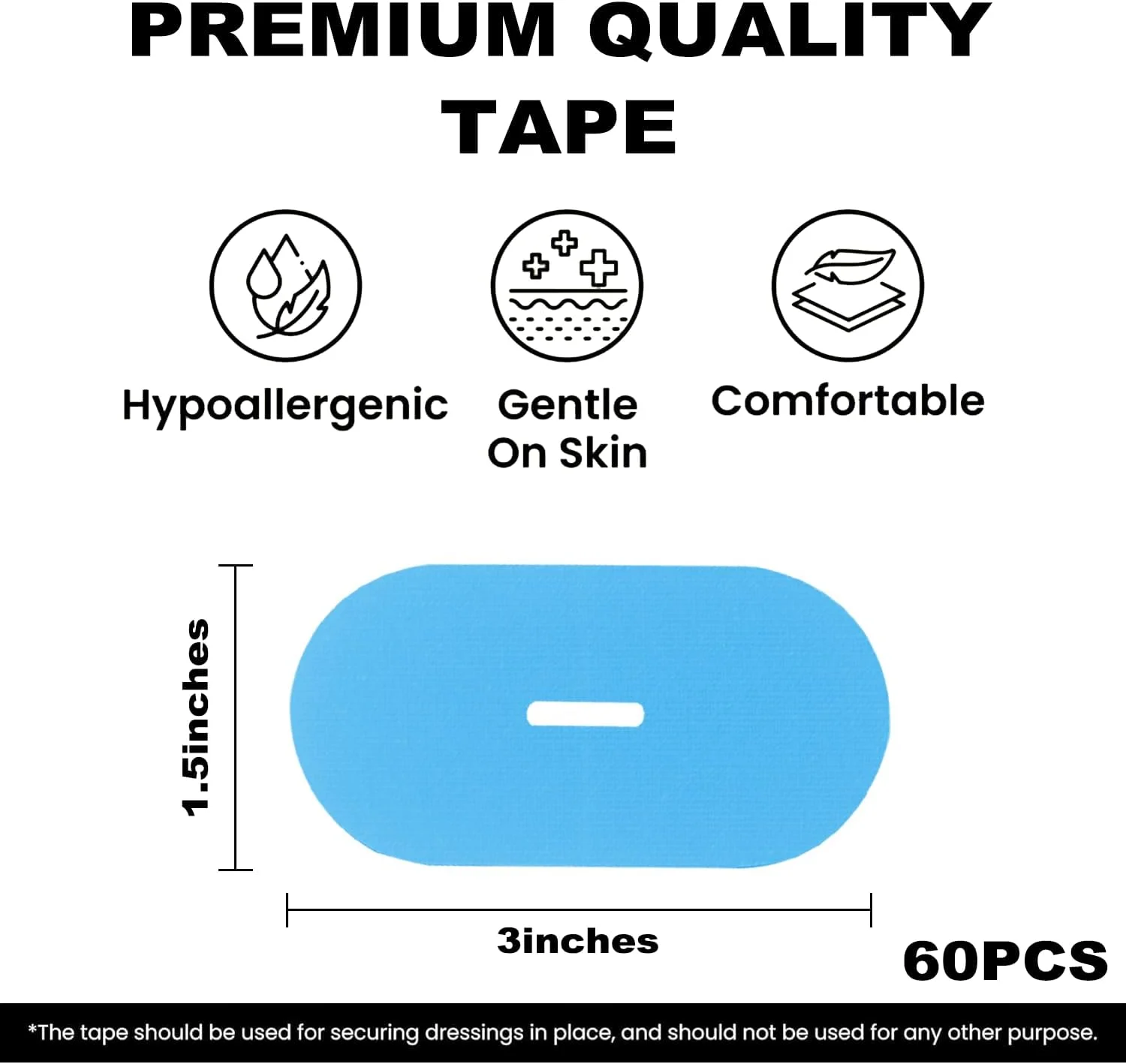چسب دهان خواب بنانا هوم 60 عددی برای مردان و زنان، چسب دهان ضد خروپف، نوارهای تنفسی ضد خروپف برای بهبود خواب، نوارهای خواب برای تنفس بهتر، دستگاه های ضد خروپف (آبی)
