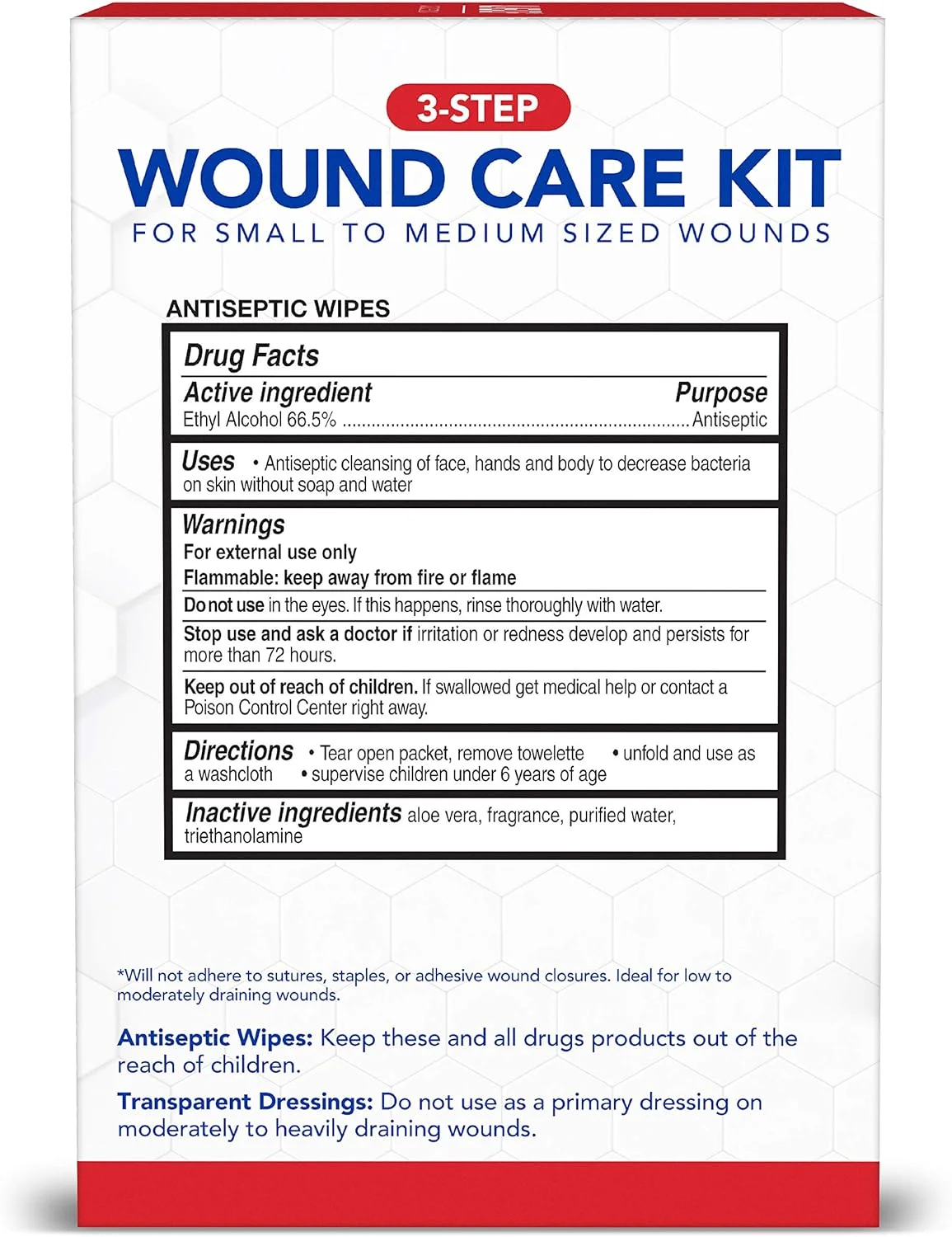 کیت مراقبت از زخم آل هلث، 40 قطعه | برای زخم های کوچک تا متوسط