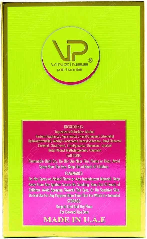 ادو پرفیوم زنانه Vinzinee Perfumes مدل Enshine حجم 50 میلی لیتر ادو پرفیوم زنانه Vinzinee Perfumes مدل Enshine حجم 50 میلی لیتر