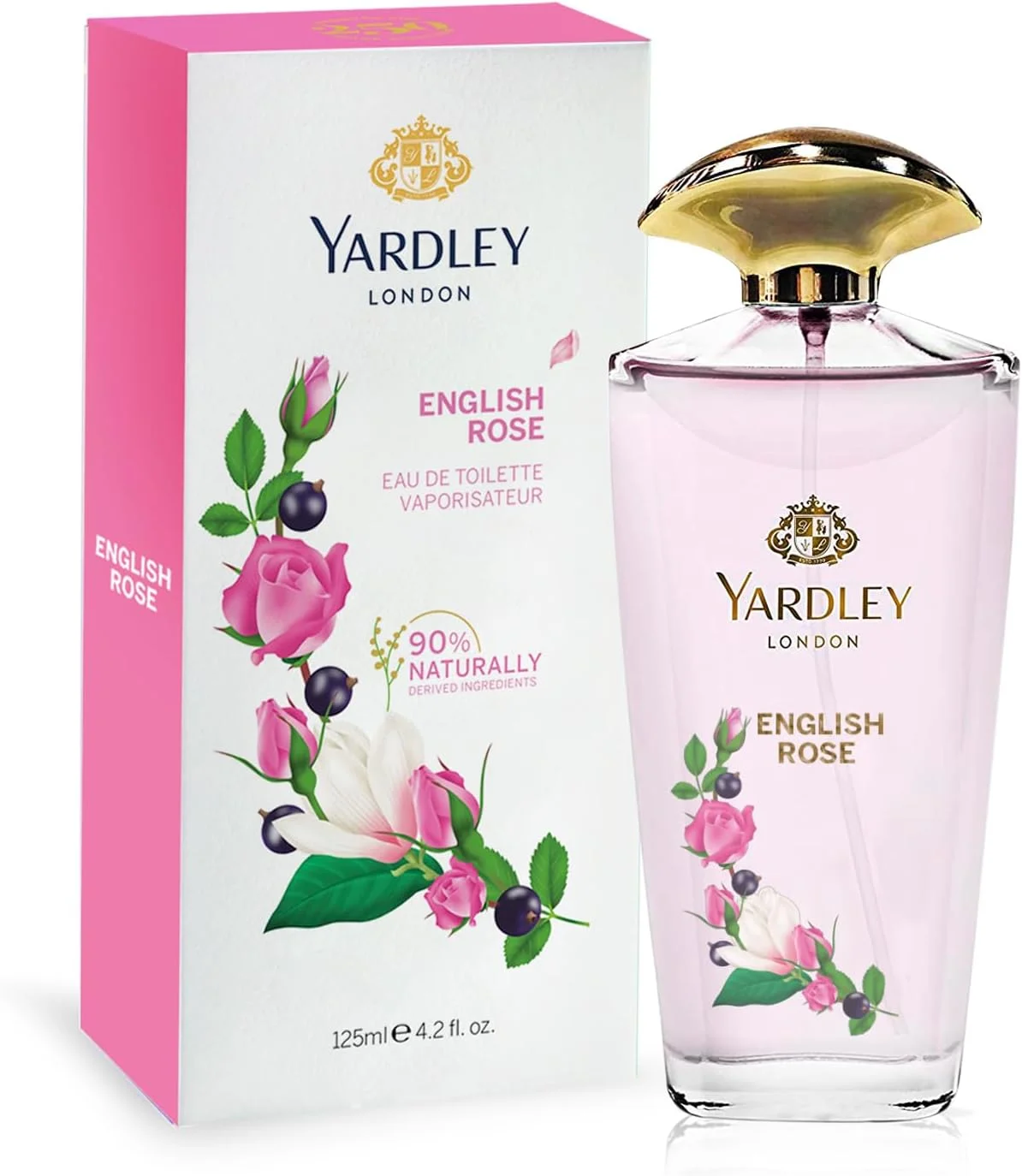 عطر زنانه یاردلی انگلیش رز با رایحه گلی دل انگیز - ادو تویلت 125 میلی لیتر