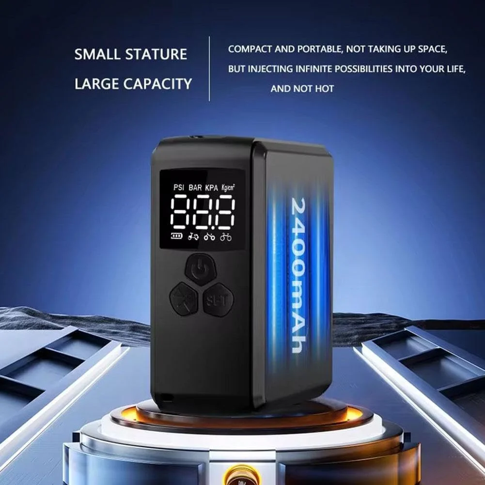 پمپ دوچرخه 150PSI KASTWAVE، پمپ دوچرخه قابل حمل، پمپ دوچرخه با فشارسنج دیجیتال LED، پمپ باد برقی دوچرخه با شیر برای دوچرخه، موتور سیکلت و توپ پمپ دوچرخه 150PSI KASTWAVE، پمپ دوچرخه قابل حمل، پمپ دوچرخه با فشارسنج دیجیتال LED، پمپ باد برقی دوچرخه با شیر برای دوچرخه، موتور سیکلت و توپ