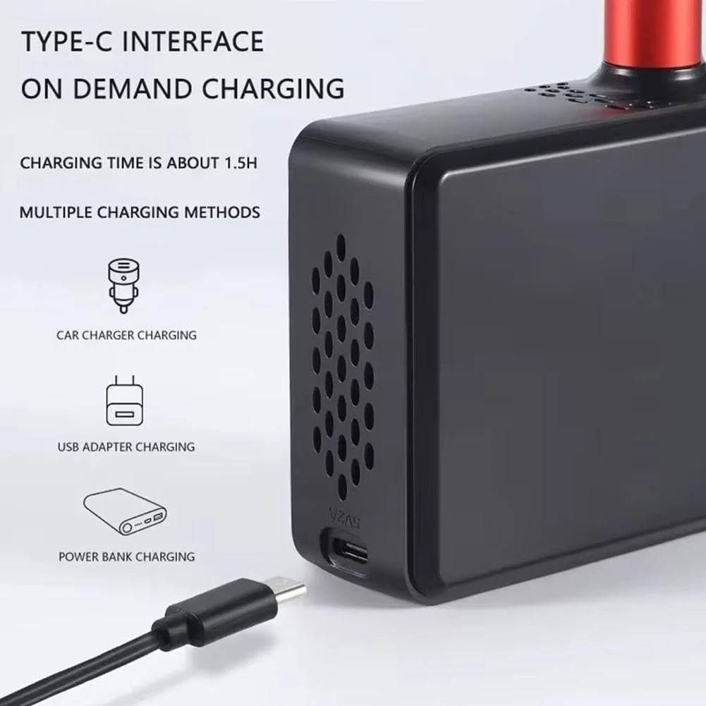 پمپ دوچرخه 150PSI KASTWAVE، پمپ دوچرخه قابل حمل، پمپ دوچرخه با فشارسنج دیجیتال LED، پمپ باد برقی دوچرخه با شیر برای دوچرخه، موتور سیکلت و توپ پمپ دوچرخه 150PSI KASTWAVE، پمپ دوچرخه قابل حمل، پمپ دوچرخه با فشارسنج دیجیتال LED، پمپ باد برقی دوچرخه با شیر برای دوچرخه، موتور سیکلت و توپ