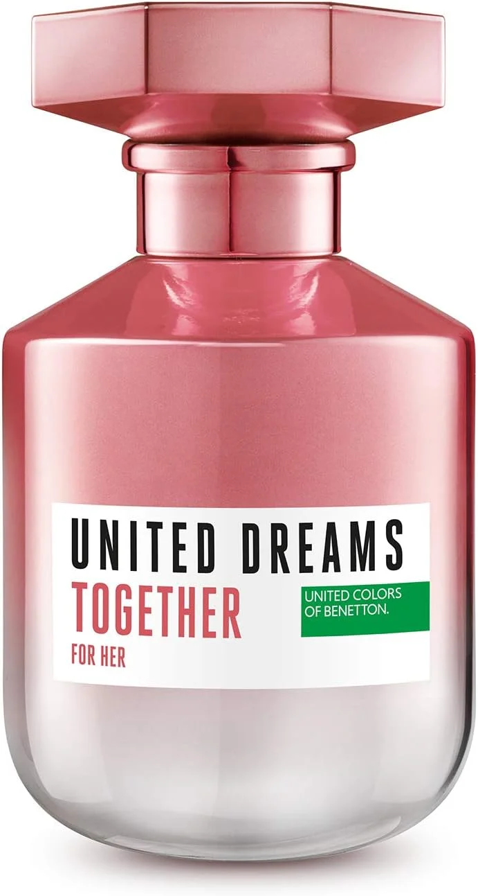 ادکلن زنانه یونایتد کالرز آف بنتون مدل Together For Her Eau De Toilette با رایحه وانیل 80 میلی لیتر