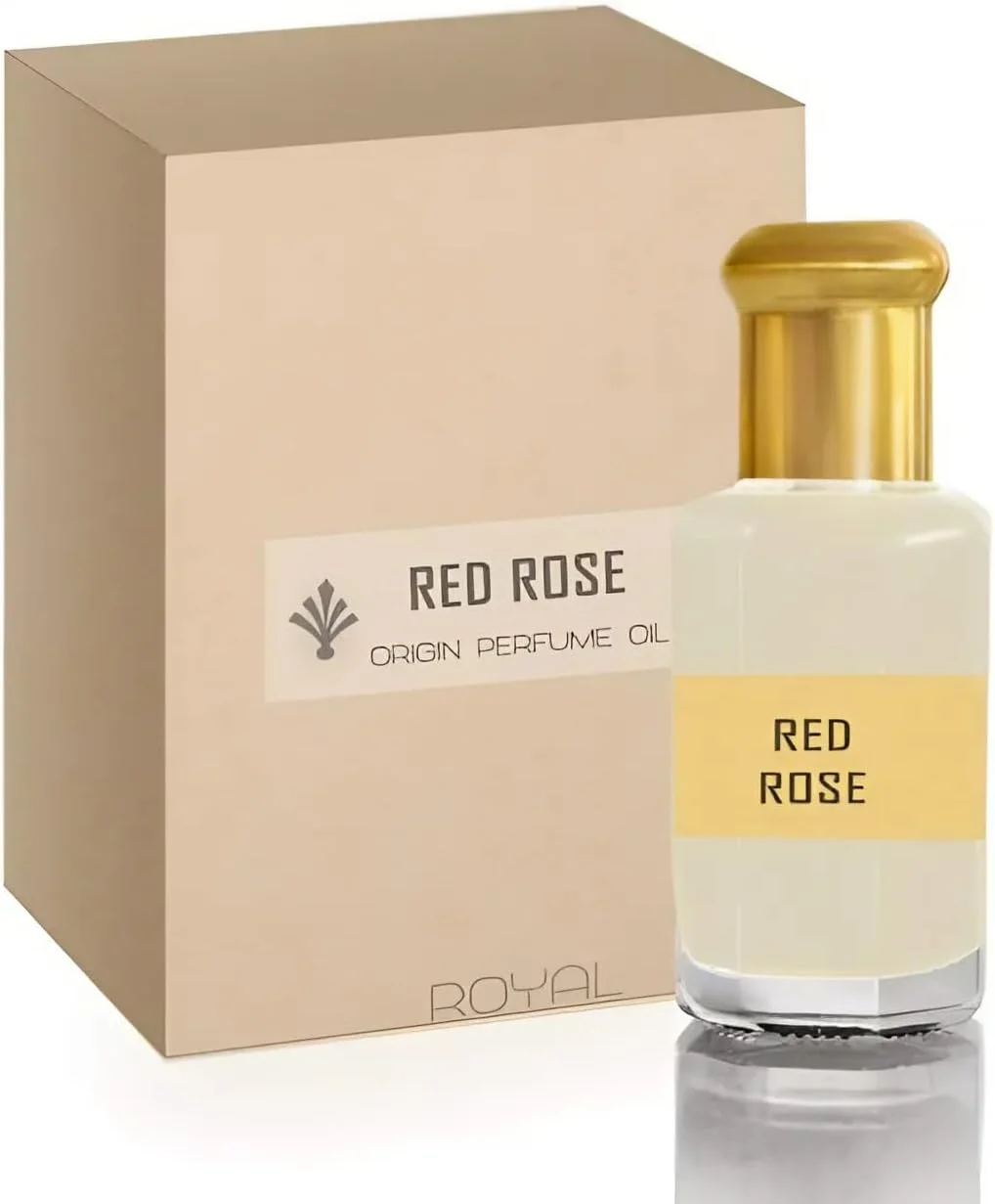 روغن عطر گل رز قرمز TSZ زنانه - 25 میلی لیتر عطر بدون الکل | ماندگاری طولانی رایحه گل و مشک سفید | عطر غلیظ برای حجاب و عبا
