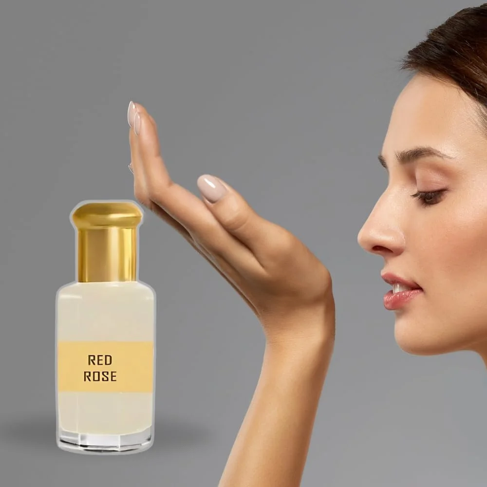 روغن عطر گل رز قرمز TSZ زنانه - 25 میلی لیتر عطر بدون الکل | ماندگاری طولانی رایحه گل و مشک سفید | عطر غلیظ برای حجاب و عبا روغن عطر گل رز قرمز TSZ زنانه - 25 میلی لیتر عطر بدون الکل | ماندگاری طولانی رایحه گل و مشک سفید | عطر غلیظ برای حجاب و عبا