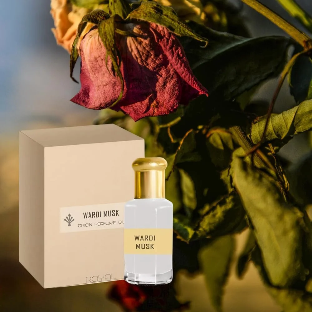عطر روغنی مردانه و زنانه TSZ Wardi Musk Origin 3ml - عطر لوکس یونیسکس، رایحه ای شهوانی از گل و مشک سفید عطر روغنی مردانه و زنانه TSZ Wardi Musk Origin 3ml - عطر لوکس یونیسکس، رایحه ای شهوانی از گل و مشک سفید