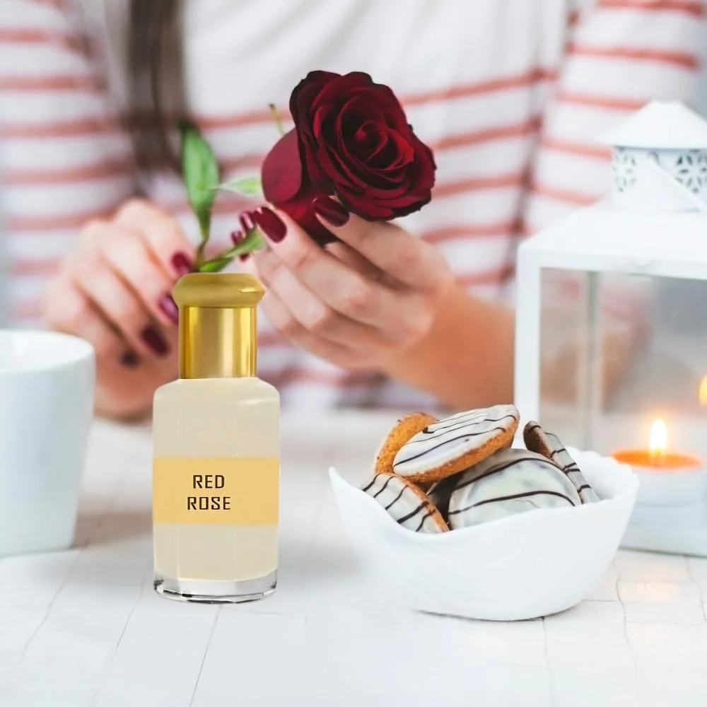 روغن عطر گل رز قرمز TSZ زنانه - 6 میلی لیتر عطر عربی لوکس | بدون الکل، ماندگاری طولانی و مشک گل سفید، عطر برای حجاب و عبا روغن عطر گل رز قرمز TSZ زنانه - 6 میلی لیتر عطر عربی لوکس | بدون الکل، ماندگاری طولانی و مشک گل سفید، عطر برای حجاب و عبا