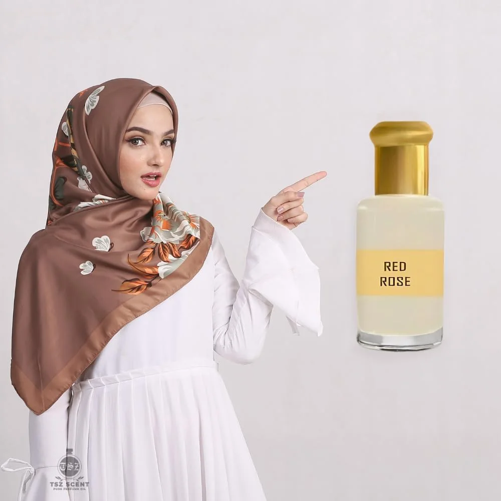 عطر روغنی زنانه رز سرخ TSZ - عطر عربی لوکس 3 میلی لیتری | بدون الکل، ماندگاری طولانی، رایحه گل و مشک سفید | عطر حجاب و عبا عطر روغنی زنانه رز سرخ TSZ - عطر عربی لوکس 3 میلی لیتری | بدون الکل، ماندگاری طولانی، رایحه گل و مشک سفید | عطر حجاب و عبا