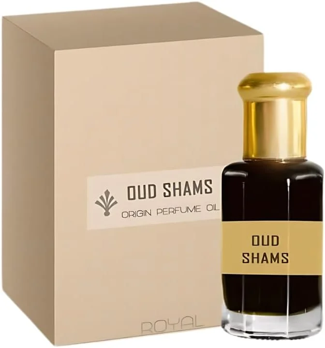 عطر روغن عود شمس تی اس زد زنانه و مردانه 12 میل - رایحه عود تازه - روغن غلیظ ماندگار унисекс
