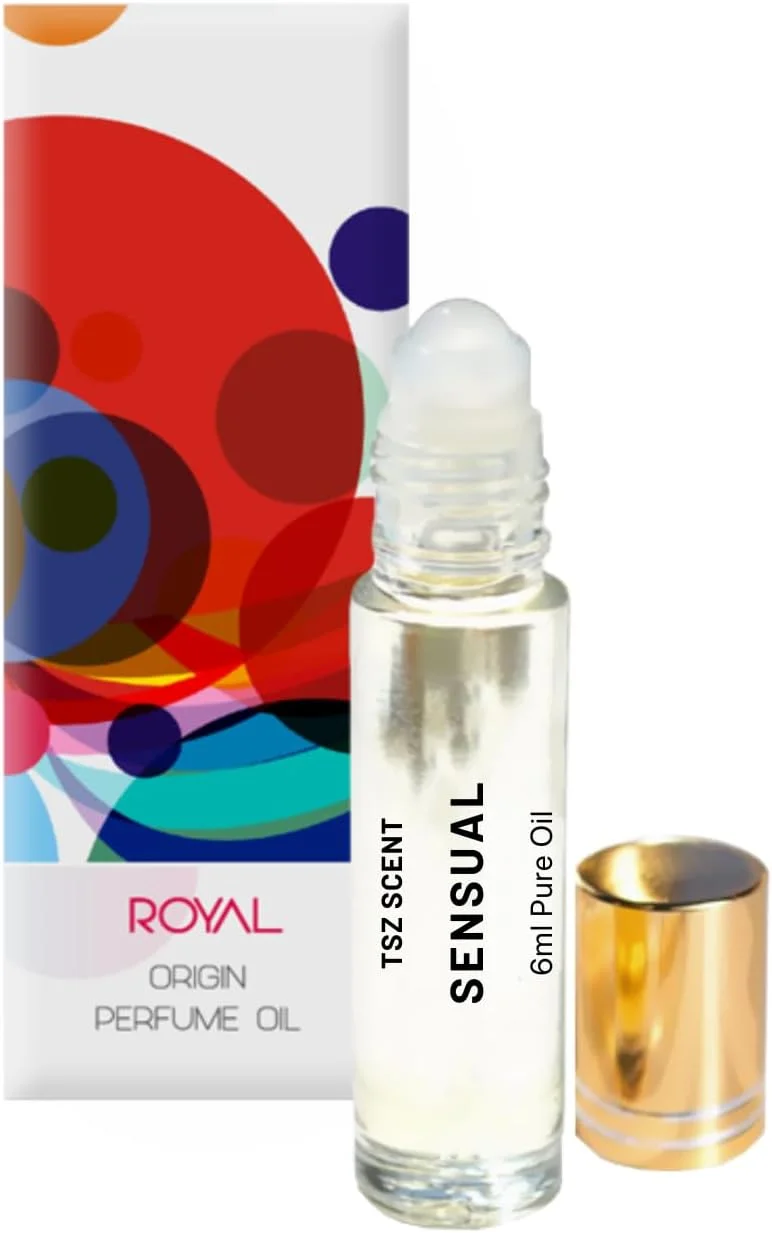 عطر روغنی رولی مردانه و زنانه TSZ Scent Sensual Pure CPO با حجم 6 میلی لیتر - مناسب سفر و جیبی