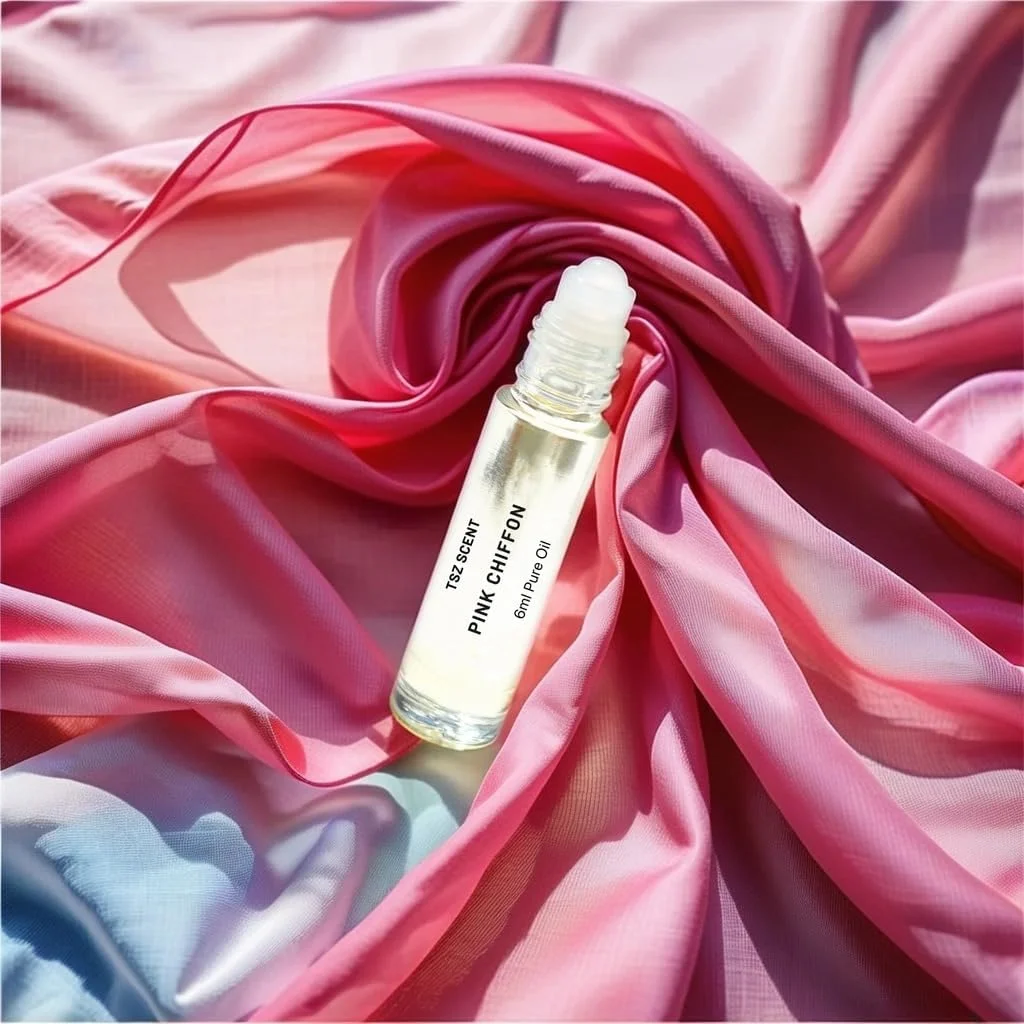 عطر روغنی تی اس زد با الهام از Pink Chiffon - رول 6 میلی لیتری روغن خالص - سمفونی عطر شیرین و ظریف برای زنان عطر روغنی تی اس زد با الهام از Pink Chiffon - رول 6 میلی لیتری روغن خالص - سمفونی عطر شیرین و ظریف برای زنان