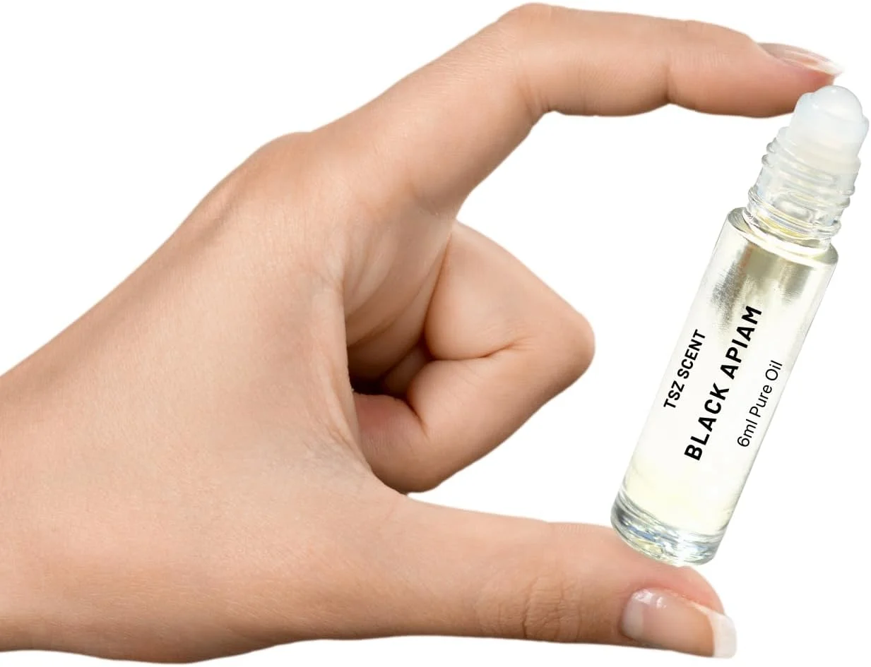 عطر روغنی رولی زنانه TSZ Scent Black Apiam CPO، عطر جیبی مسافرتی 6 میلی لیتری