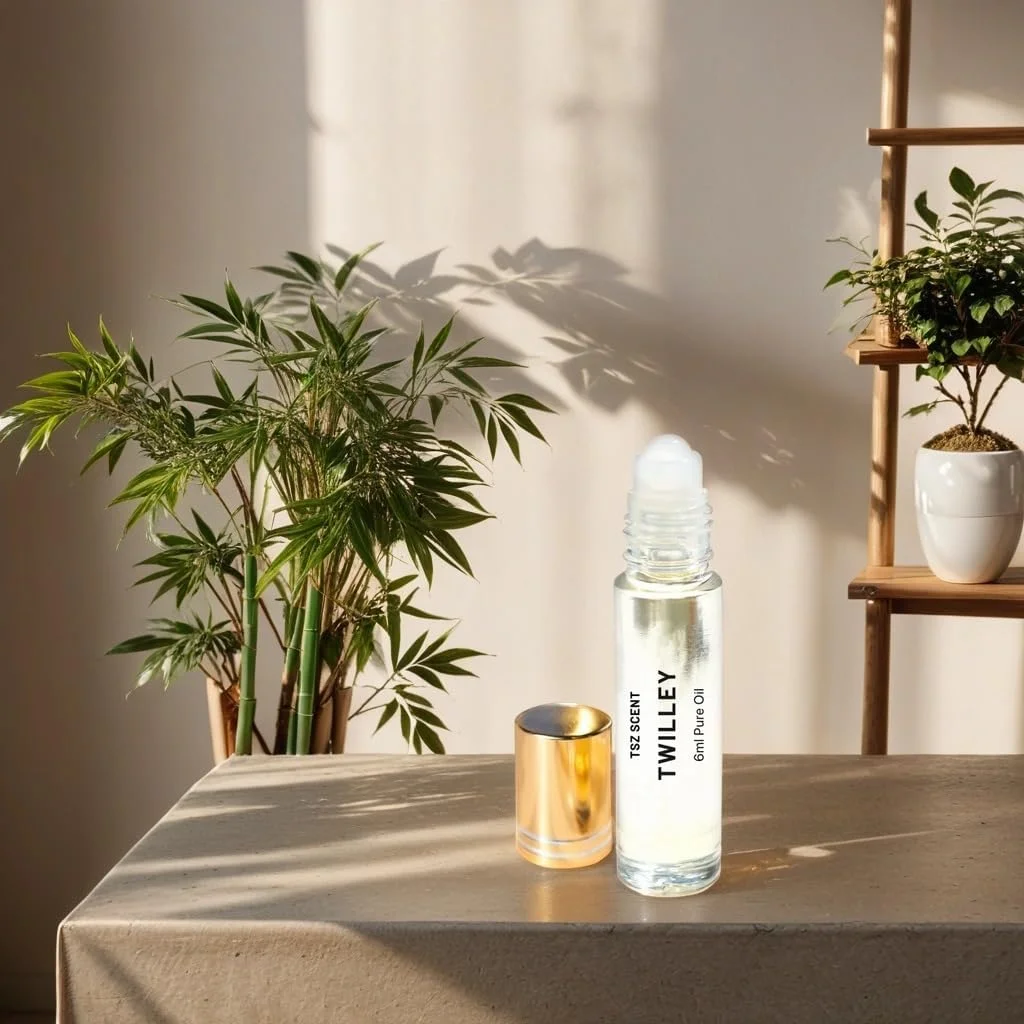 روغن عطر رولی زنانه TSZ Scent Twilley 6 میلی لیتر - رایحه گلی ظریف و نت های ادویه ای گرم، رایحه ماندگار زنجبیل، گل مریم و چوب صندل روغن عطر رولی زنانه TSZ Scent Twilley 6 میلی لیتر - رایحه گلی ظریف و نت های ادویه ای گرم، رایحه ماندگار زنجبیل، گل مریم و چوب صندل