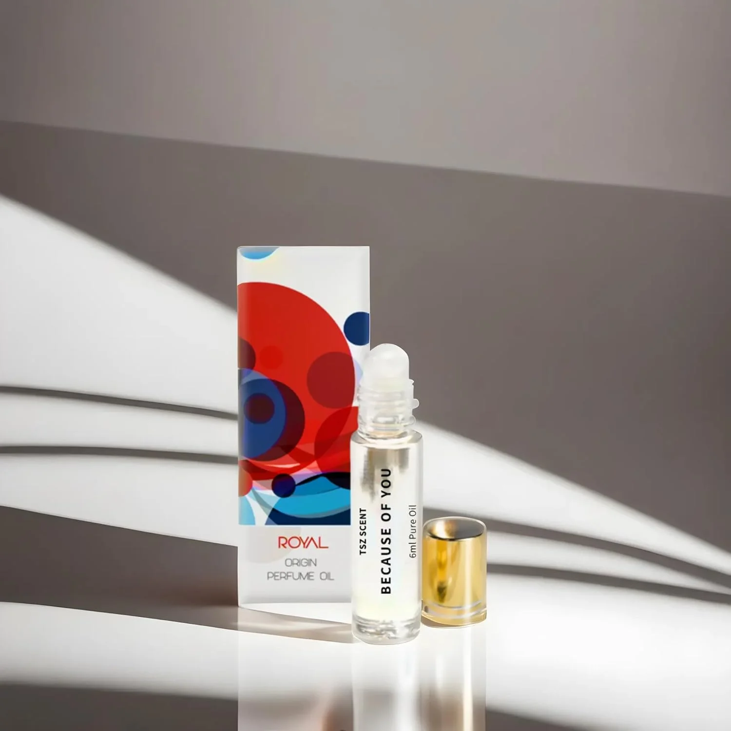 روغن عطر زنانه رولی 6 میلی لیتری TSZ Scent Because of You، رایحه لوکس و ماندگار با اسانس شیرین، گل رز، وانیل و مشک، عطر خالص و غلیظ برای بانوان روغن عطر زنانه رولی 6 میلی لیتری TSZ Scent Because of You، رایحه لوکس و ماندگار با اسانس شیرین، گل رز، وانیل و مشک، عطر خالص و غلیظ برای بانوان