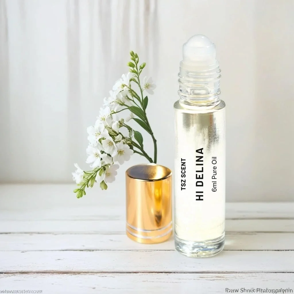 روغن عطر رولی زنانه TSZ Scent Hi Delina - سایز مسافرتی 6 میلی لیتر، بدون الکل، رایحه ماندگار گلی و میوه ای روغن عطر رولی زنانه TSZ Scent Hi Delina - سایز مسافرتی 6 میلی لیتر، بدون الکل، رایحه ماندگار گلی و میوه ای