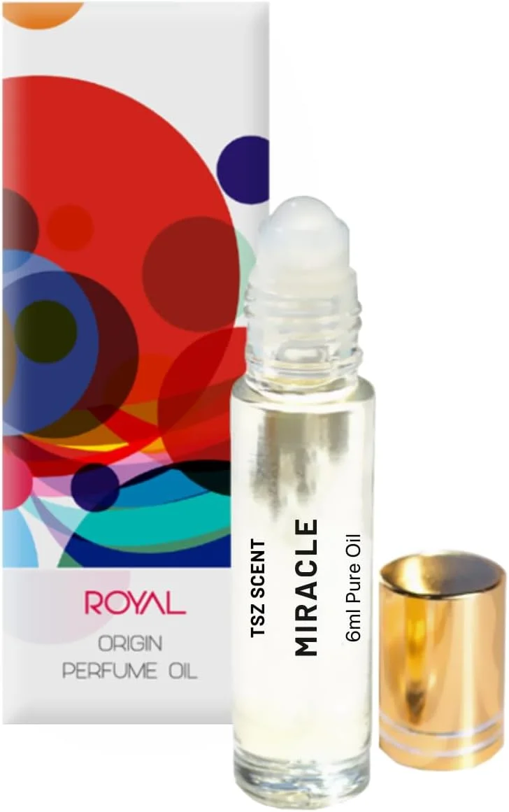 روغن عطر زنانه TSZ Scent Miracles، 6 میلی لیتر، رولی، رایحه گلی درخشان، عطر غلیظ ماندگار