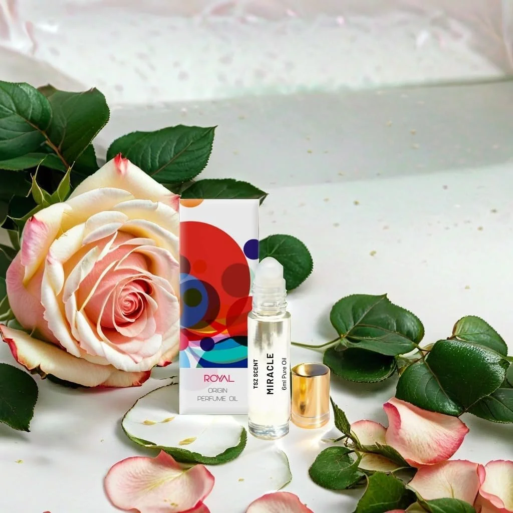 روغن عطر زنانه TSZ Scent Miracles، 6 میلی لیتر، رولی، رایحه گلی درخشان، عطر غلیظ ماندگار روغن عطر زنانه TSZ Scent Miracles، 6 میلی لیتر، رولی، رایحه گلی درخشان، عطر غلیظ ماندگار