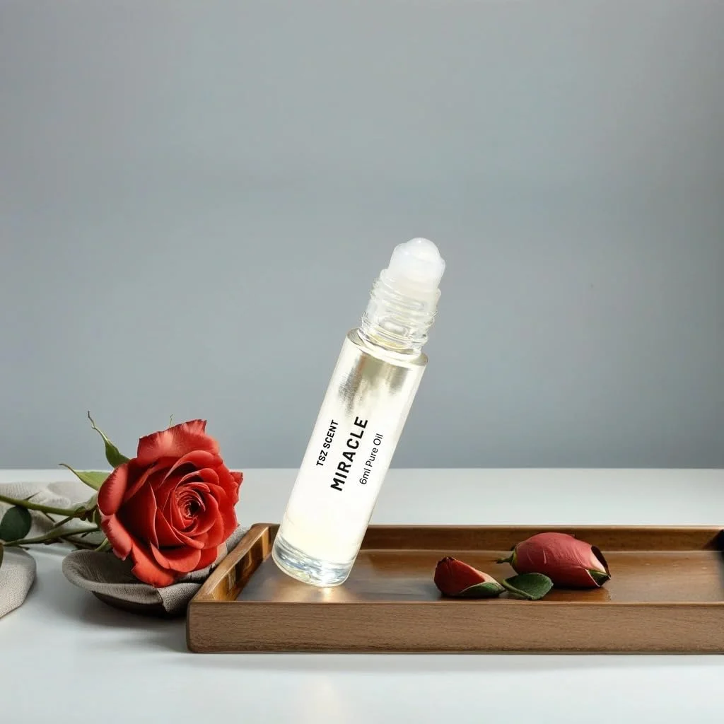 روغن عطر زنانه TSZ Scent Miracles، 6 میلی لیتر، رولی، رایحه گلی درخشان، عطر غلیظ ماندگار روغن عطر زنانه TSZ Scent Miracles، 6 میلی لیتر، رولی، رایحه گلی درخشان، عطر غلیظ ماندگار