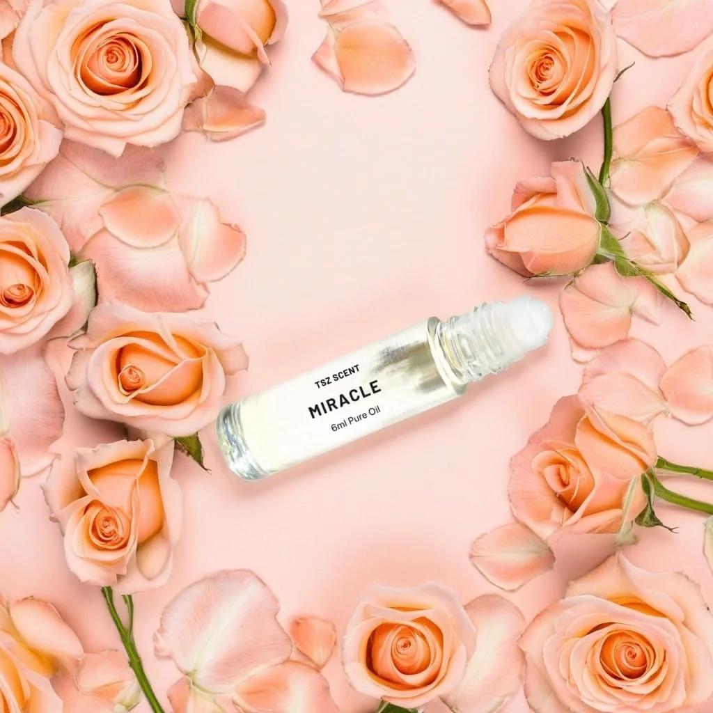 روغن عطر زنانه TSZ Scent Miracles، 6 میلی لیتر، رولی، رایحه گلی درخشان، عطر غلیظ ماندگار روغن عطر زنانه TSZ Scent Miracles، 6 میلی لیتر، رولی، رایحه گلی درخشان، عطر غلیظ ماندگار