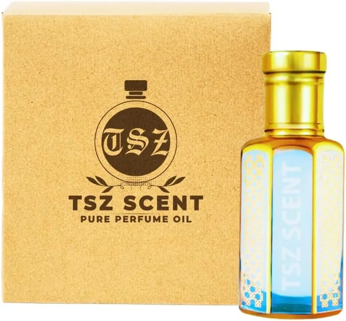 روغن عطر ممتاز 12 میلی لیتری یونیسکس TSZ Scent Eternal Voyage، رایحه های پیچیده دریایی و چوبی، سازگار با پوست، ایده آل برای آب و هوای امارات، رایحه ماندگار برای مردان و زنان