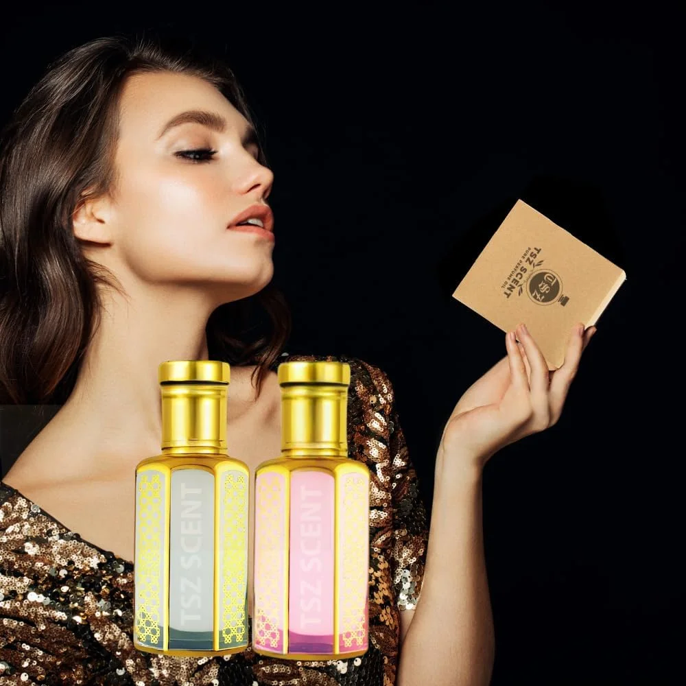 ست هدیه روغن عطر TSZ Scent Musk Tahara & Cotton Candy – 2x12ml عطر ماندگار برای زنان، بدون الکل، شیرین، ملایم، عطر اندازه مسافرتی – هدیه برای او ست هدیه روغن عطر TSZ Scent Musk Tahara & Cotton Candy – 2x12ml عطر ماندگار برای زنان، بدون الکل، شیرین، ملایم، عطر اندازه مسافرتی – هدیه برای او
