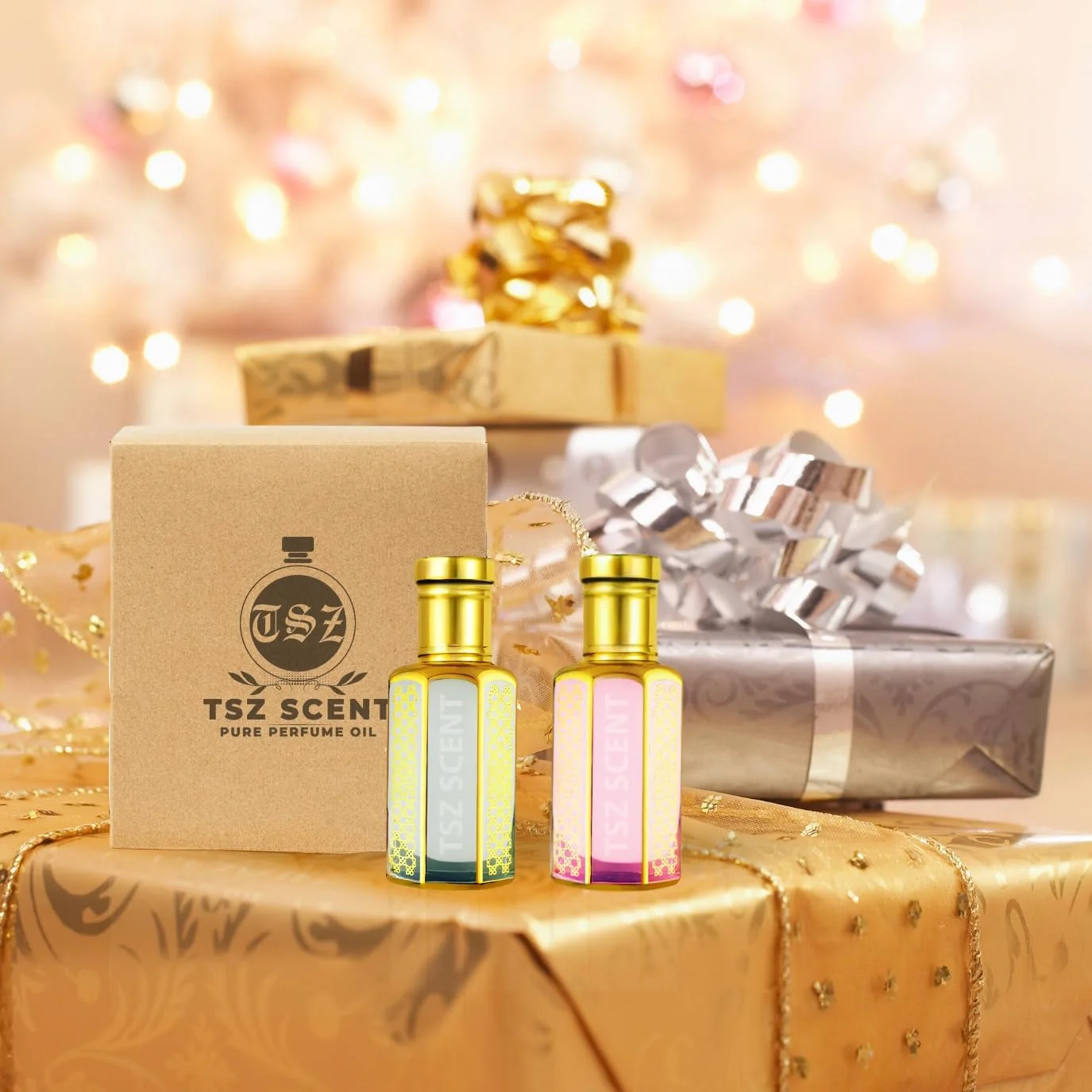 ست هدیه روغن عطر TSZ Scent Musk Tahara & Cotton Candy – 2x12ml عطر ماندگار برای زنان، بدون الکل، شیرین، ملایم، عطر اندازه مسافرتی – هدیه برای او ست هدیه روغن عطر TSZ Scent Musk Tahara & Cotton Candy – 2x12ml عطر ماندگار برای زنان، بدون الکل، شیرین، ملایم، عطر اندازه مسافرتی – هدیه برای او