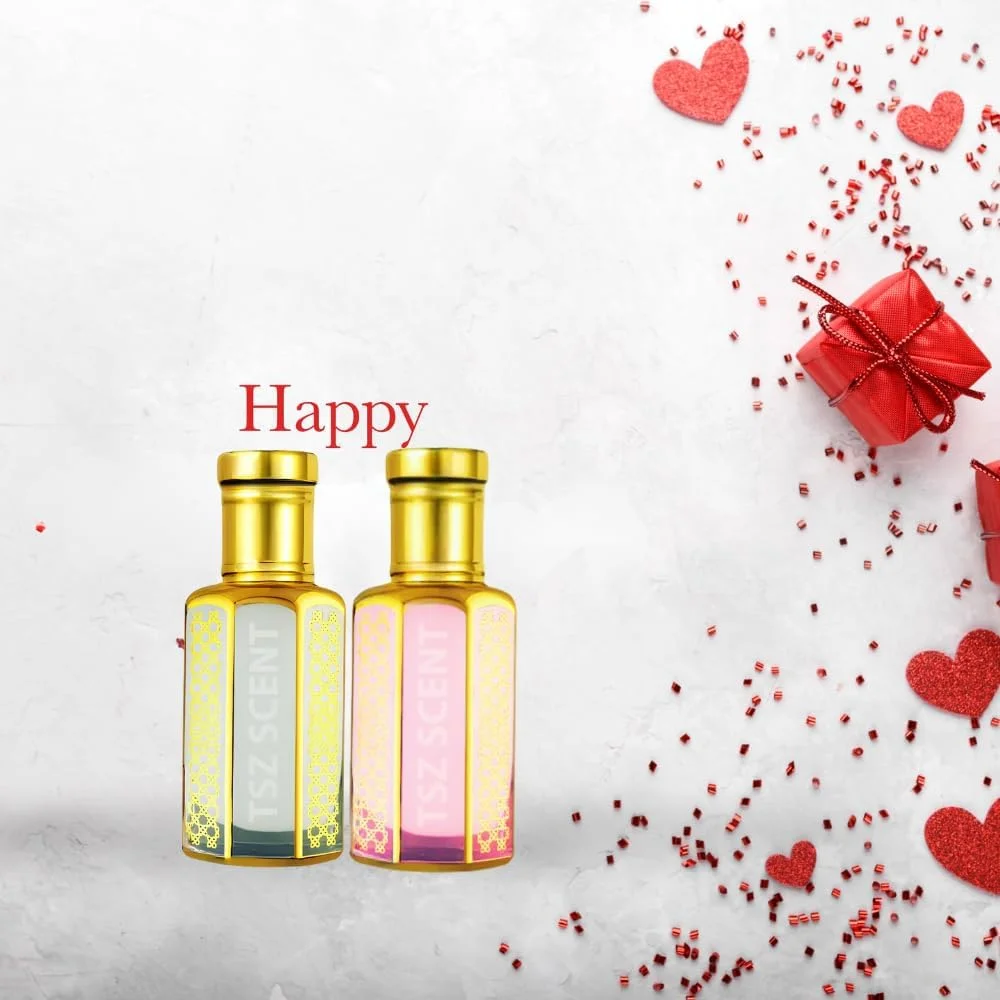 ست هدیه روغن عطر TSZ Scent Musk Tahara & Cotton Candy – 2x12ml عطر ماندگار برای زنان، بدون الکل، شیرین، ملایم، عطر اندازه مسافرتی – هدیه برای او ست هدیه روغن عطر TSZ Scent Musk Tahara & Cotton Candy – 2x12ml عطر ماندگار برای زنان، بدون الکل، شیرین، ملایم، عطر اندازه مسافرتی – هدیه برای او