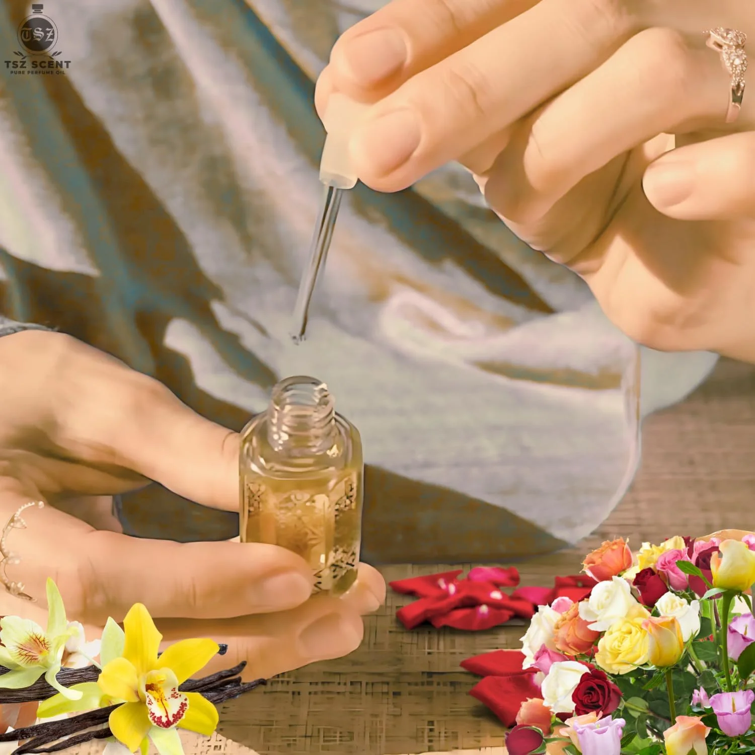 روغن عطر تی اس زد با رایحه رزهای کهربایی و وانیل، 12 میلی لیتر، رایحه ای ماندگار و غلیظ برای مردان و زنان، با نت های گلی، چوبی و مشک روغن عطر تی اس زد با رایحه رزهای کهربایی و وانیل، 12 میلی لیتر، رایحه ای ماندگار و غلیظ برای مردان و زنان، با نت های گلی، چوبی و مشک
