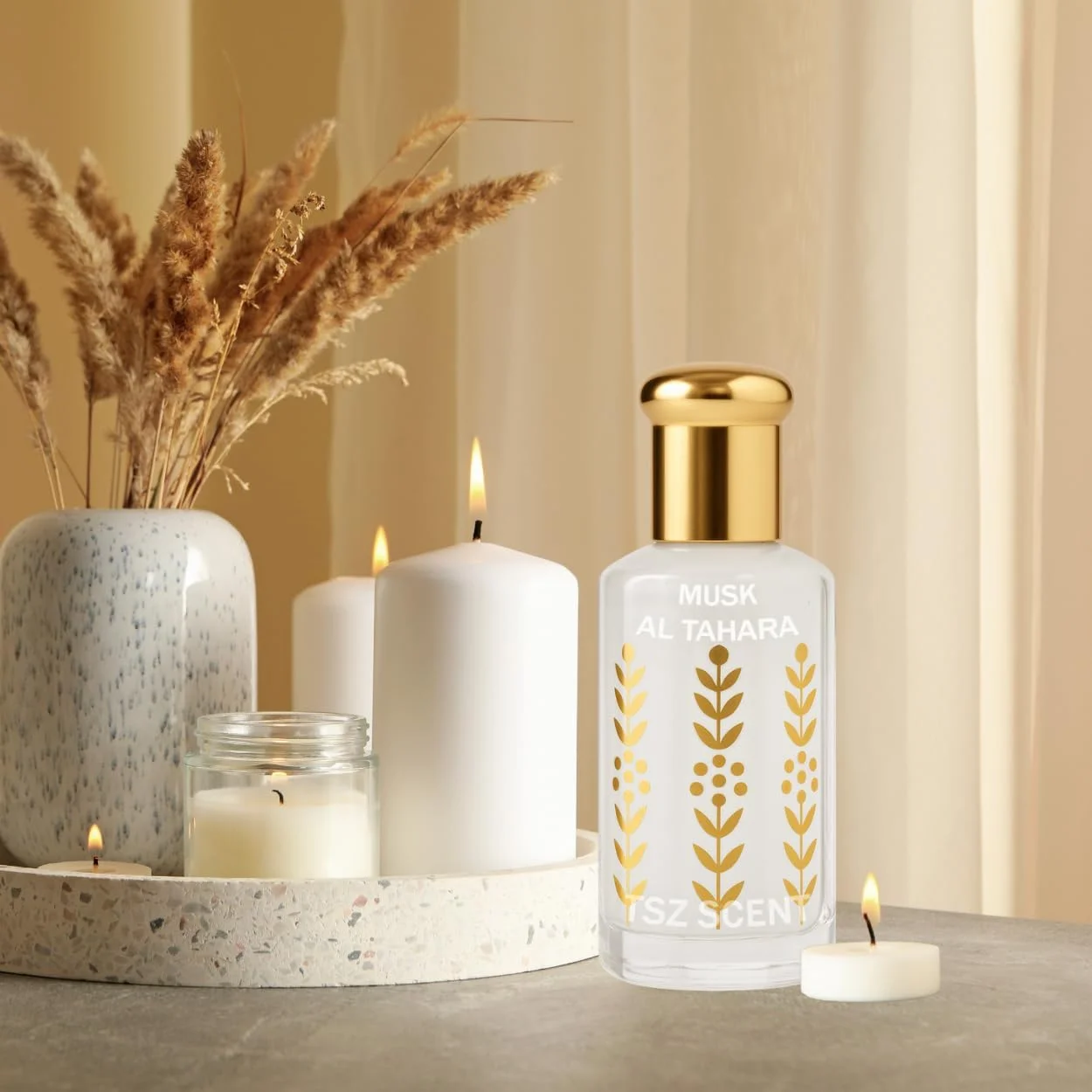 عطر روغن مشک طهاره TSZ Scent - مشک سفید 60 میلی لیتر - روغن عطر مشک ابیض موسک غلیظ برای مردان و زنان، ماندگاری طولانی، طبیعی خالص، عطر غیر الکلی عطر روغن مشک طهاره TSZ Scent - مشک سفید 60 میلی لیتر - روغن عطر مشک ابیض موسک غلیظ برای مردان و زنان، ماندگاری طولانی، طبیعی خالص، عطر غیر الکلی