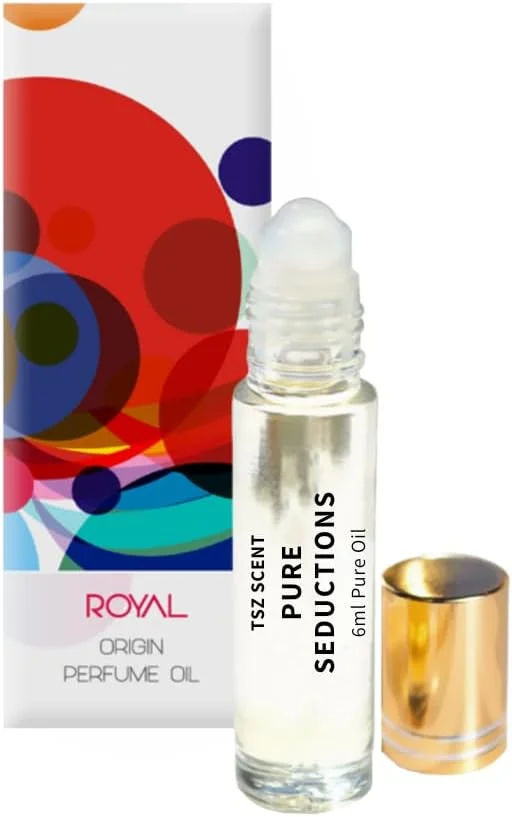 روغن عطر زنانه و دخترانه TSZ Scent Pure Seductions، رولی غلیظ 6 میلی لیتری - رایحه شیرین میوه ای گلی، ماندگاری طولانی، پیچ و تاب عالی برای سبک زندگی فعال