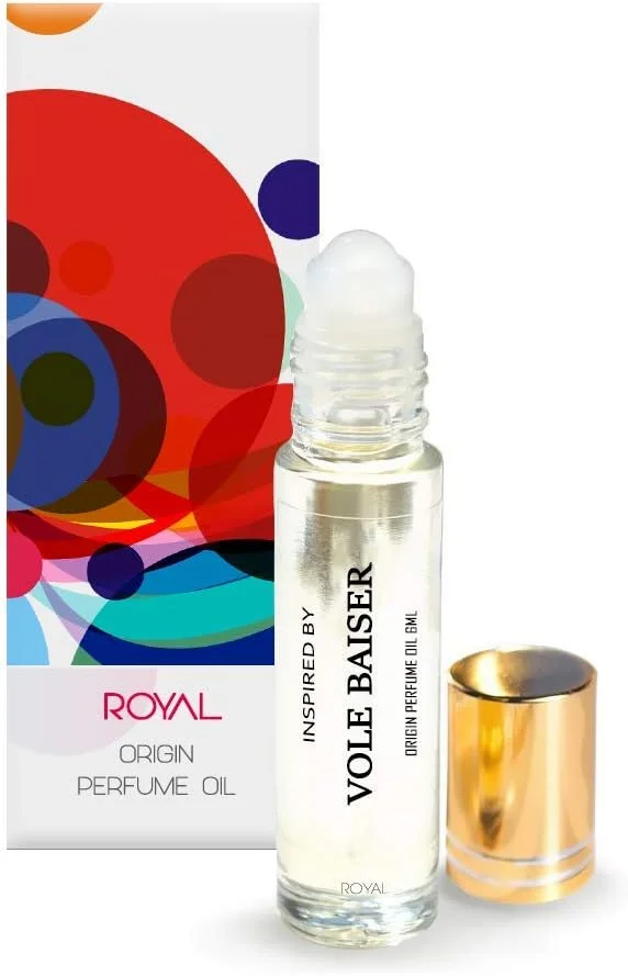 عطر روغنی زنانه خالص TSZ Scent Vole Baisar CPO با رایحه گلی، رولی، سایز مسافرتی 6 میلی لیتر، عطر روغنی غلیظ