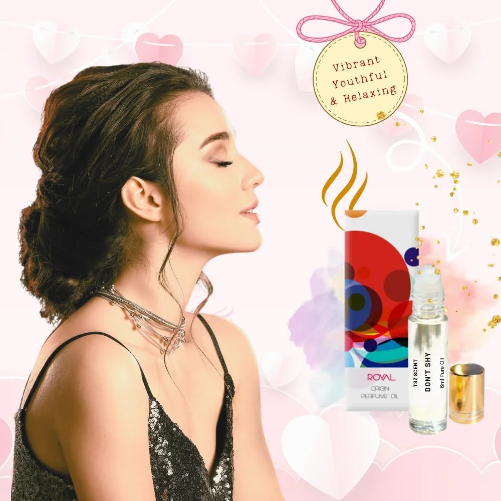 عطر روغنی زنانه TSZ Scent Dont Shy - ماندگاری طولانی، رایحه وانیل شیرین - رولی 6 میلی لیتری، غیر الکلی، رایحه لوکس عشق عطر روغنی زنانه TSZ Scent Dont Shy - ماندگاری طولانی، رایحه وانیل شیرین - رولی 6 میلی لیتری، غیر الکلی، رایحه لوکس عشق