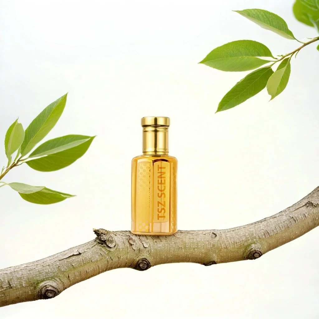 روغن عطر خالص لو جاردین دس آمیس تی اس زد سنت، رایحه گلی مرکباتی یونیسکس، رایحه تازه ماندگار با جعبه هدیه و کیف
