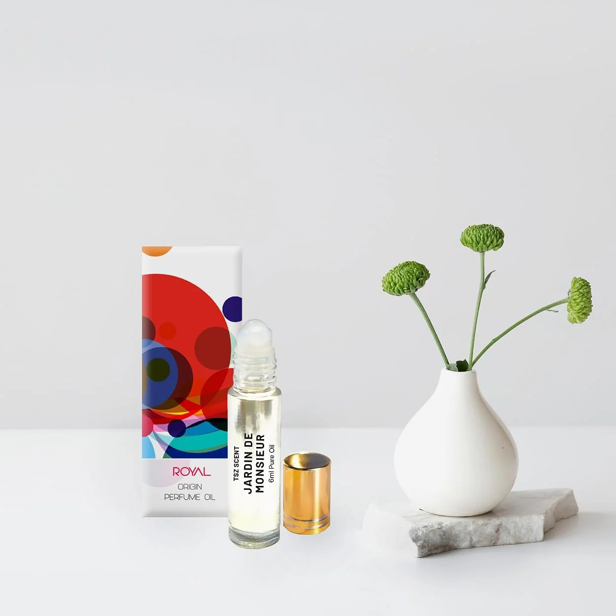 روغن عطر خالص رولی مردانه و زنانه TSZ Scent Jardin De Monsieur 6ml رایحه ای طبیعی، تازه، مرکباتی، گل های سفید، معطر و ماندگار روغن عطر خالص رولی مردانه و زنانه TSZ Scent Jardin De Monsieur 6ml رایحه ای طبیعی، تازه، مرکباتی، گل های سفید، معطر و ماندگار