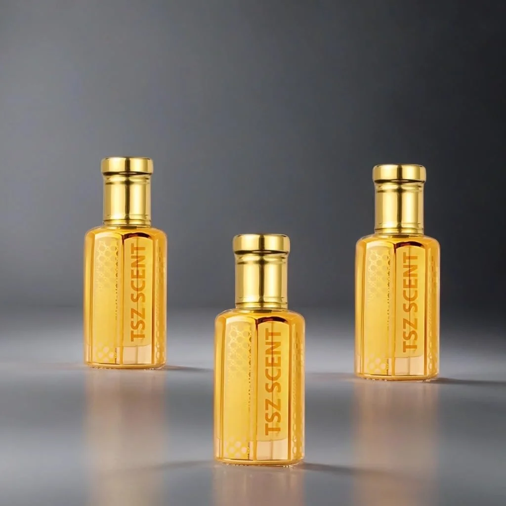 روغن عطر خالص لو جاردین دس آمیس تی اس زد سنت، رایحه گلی مرکباتی یونیسکس، رایحه تازه ماندگار با جعبه هدیه و کیف