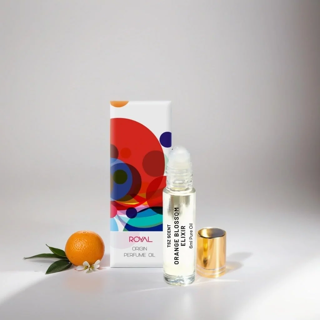 روغن عطر شکوفه پرتقال TSZ Scent، اکسیر 6 میلی لیتری، رایحه مرکباتی و گلی لوکس و ماندگار برای زنان و مردان، مناسب برای هدیه و استفاده روزانه