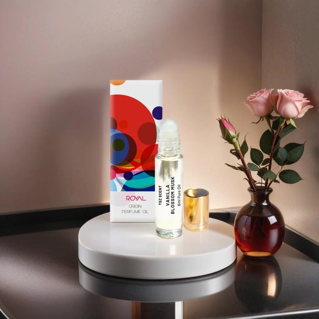 روغن عطر تی اس زد با رایحه وانیل، شکوفه و مشک 6 میلی لیتر - عطر یونیسکس، رایحه شیرین گلی و پودری - عطر ماندگار برای مردان و زنان روغن عطر تی اس زد با رایحه وانیل، شکوفه و مشک 6 میلی لیتر - عطر یونیسکس، رایحه شیرین گلی و پودری - عطر ماندگار برای مردان و زنان