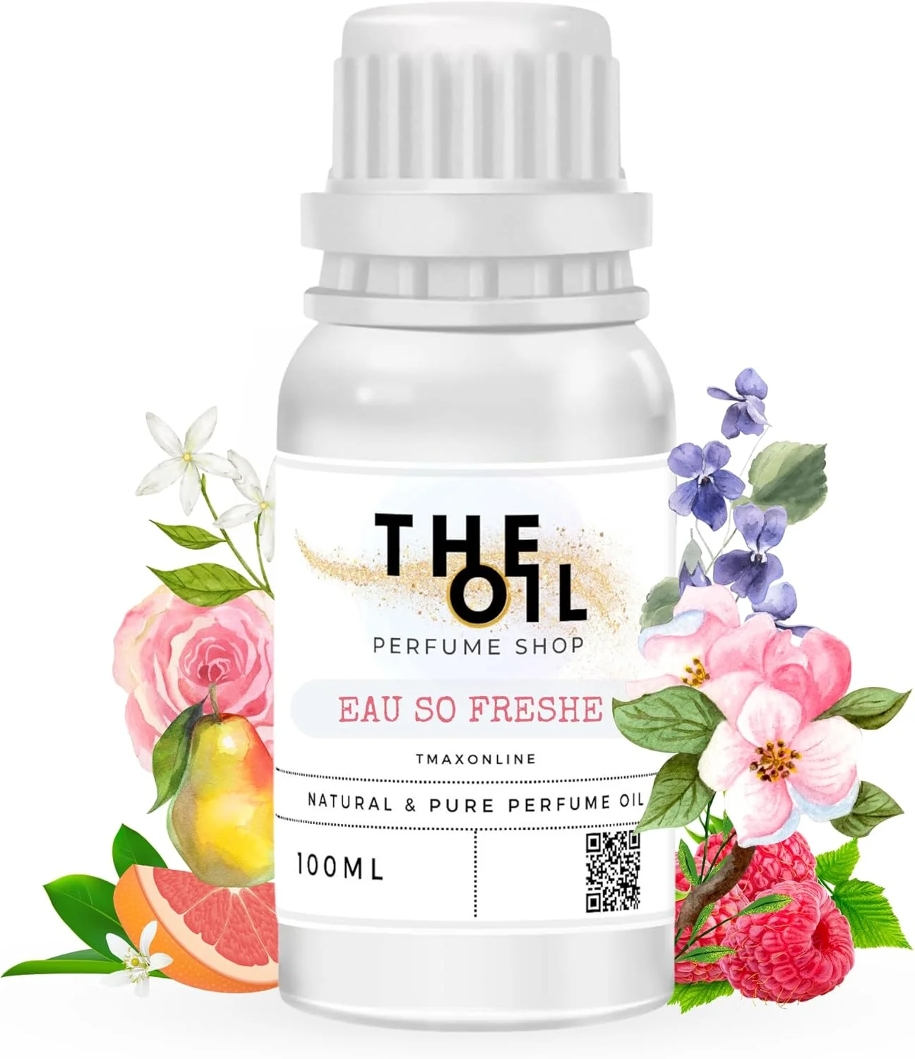 عطر زنانه TSZ Scent Eau So Freshe با رایحه روغن غلیظ 100 میلی لیتر - کیفیت عالی با رایحه میوه ای، گلی و مشک
