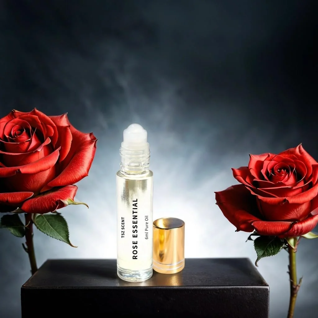 روغن عطر رولی اسانس رز زنانه TSZ Scent - روغن عطر لوکس غلیظ 6 میلی لیتری - رایحه مشک و گل روغن عطر رولی اسانس رز زنانه TSZ Scent - روغن عطر لوکس غلیظ 6 میلی لیتری - رایحه مشک و گل