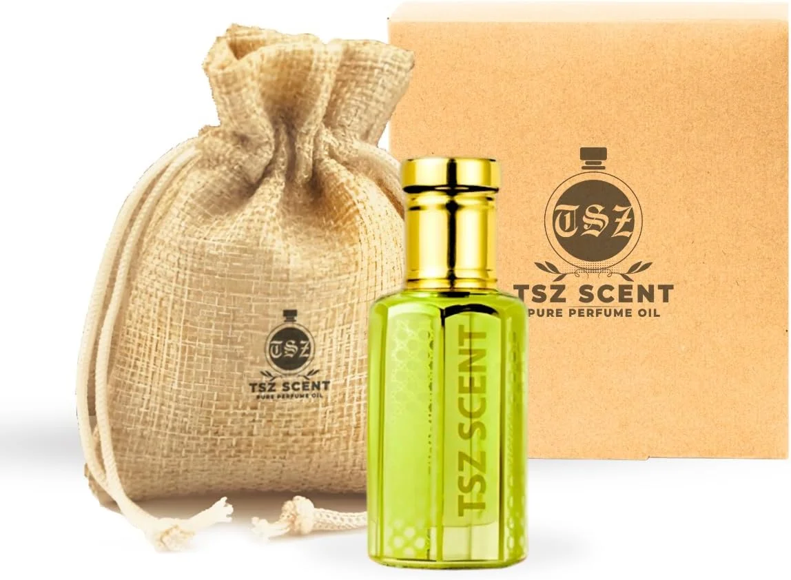 روغن عطر سیب سبز TSZ، 12 میلی لیتر، رایحه گلی شیرین برای زنان، ماندگاری طولانی و خوشمزه