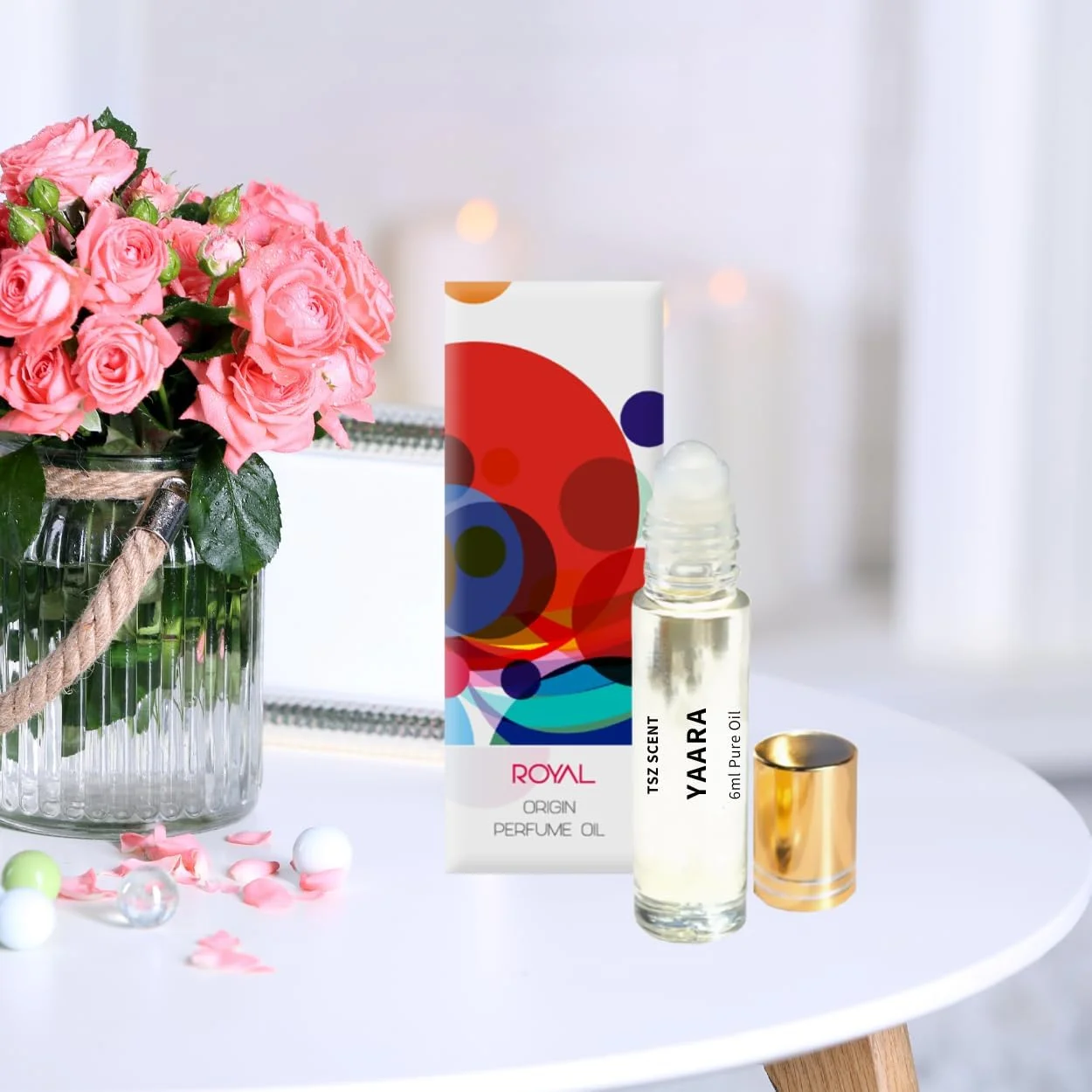 روغن عطر رولی یارا از TSZ Scent، ماندگاری طولانی، بدون الکل، رایحه گلی تازه، لوکس سایز مسافرتی، فرمولاسیون ضد حساسیت و سازگار با پوست، هدیه ای شیک و آماده، امارات متحده عربی خاورمیانه روغن عطر رولی یارا از TSZ Scent، ماندگاری طولانی، بدون الکل، رایحه گلی تازه، لوکس سایز مسافرتی، فرمولاسیون ضد حساسیت و سازگار با پوست، هدیه ای شیک و آماده، امارات متحده عربی خاورمیانه