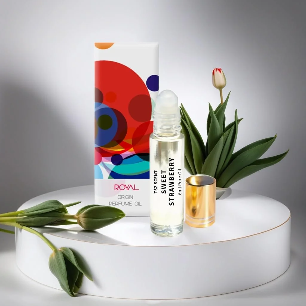 روغن عطر رولی توت فرنگی شیرین TSZ Scent 6 میلی لیتر - رایحه میوه ای و مشک دار ماندگار برای زنان روغن عطر رولی توت فرنگی شیرین TSZ Scent 6 میلی لیتر - رایحه میوه ای و مشک دار ماندگار برای زنان